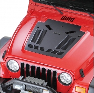 Pannello prese d'aria cofano HyLine OffRoad per Jeep Wrangler TJ 03-06