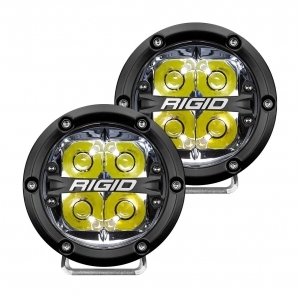 Coppia di fari supplementari LED Rigid Industries 360-Series 4"