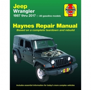 Manuale officina Haynes per Jeep Wrangler YJ, TJ, JK & Unlimited