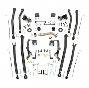 Long Arm Upgrade Kit Rough Country Per Jeep Wrangler JK con assetto RC +4"