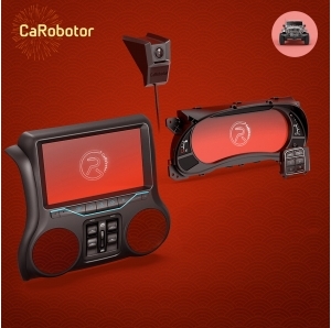 Carobotor Dashboard Kit ( J Pro dashboard +K1 radio +Batman camera ) per Jeep Wrangler JK