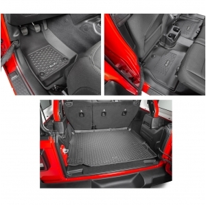 Tappetini Quadratec Tru-Fit per Jeep Wrangler JLU 4 porte