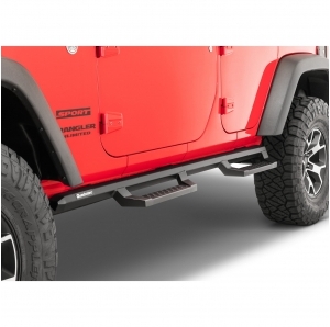 Pedane laterali Quadratec QRC Drop Step per Jeep Wrangler JKU 4 porte