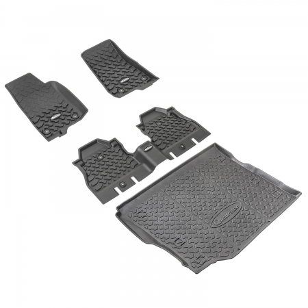 Combo Tappetini Quadratec All Weather per Jeep Wrangler JLU 4 porte