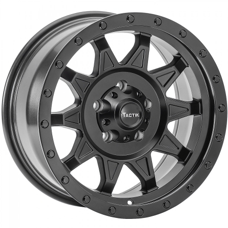 Cerchio in lega TACTIK T-742 nero opaco 17x8.5